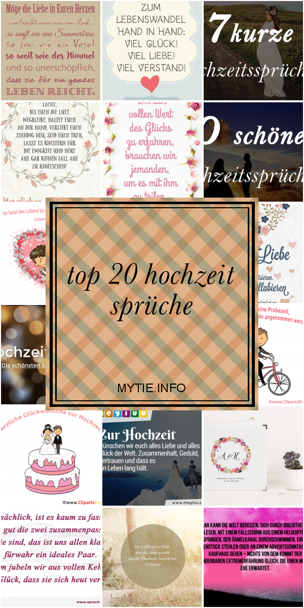 Top 20 Hochzeit Sprüche
